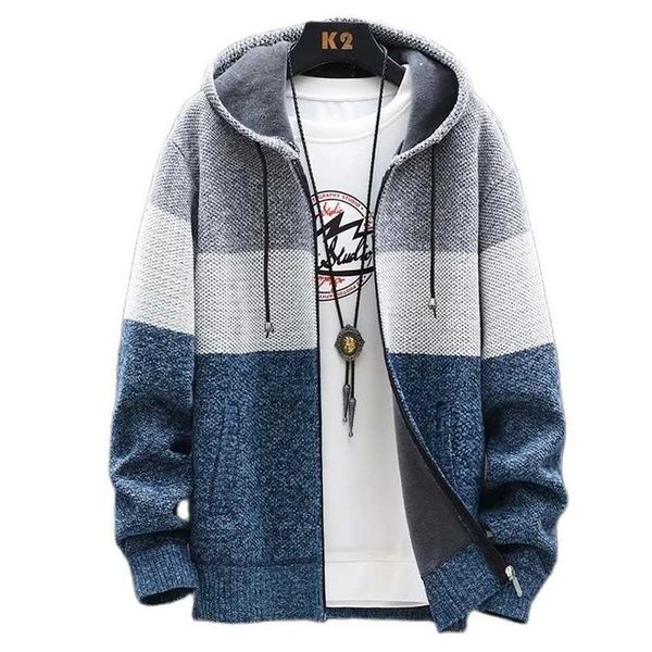 autumn korean hooded men's sweaters with thick and velvet men's cardigan knitted sweatercoats patchwork jacket male -4xl 211221, White;black
autumn korean hooded men's sweaters with thick and velvet men's cardigan knitted sweatercoats patchwork jacket male -4xl 211221, White;black