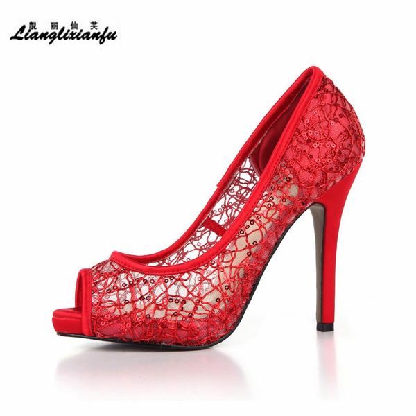 elegant 11cm thin high-heeled sequins peep toe shoes woman stiletto female lace wedding pumps plus:35-42 43 zapatos mujer dress, Black
elegant 11cm thin high-heeled sequins peep toe shoes woman stiletto female lace wedding pumps plus:35-42 43 zapatos mujer dress, Black
