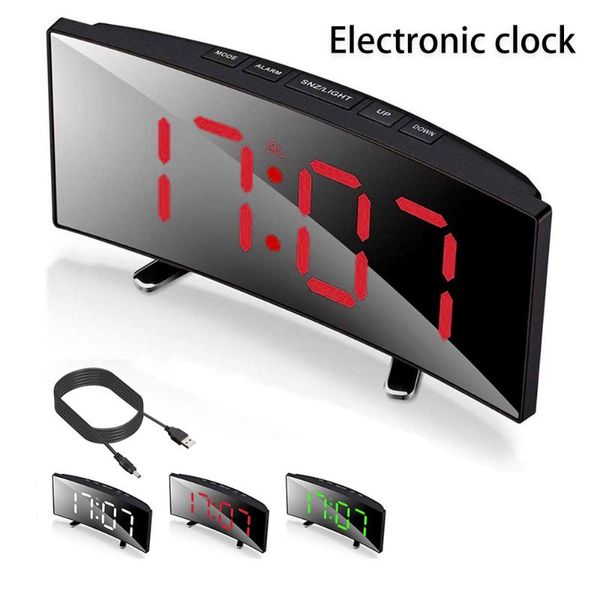 other clocks & accessories digital alarm clock curved led screen for kids bedroom bedside desk table home decor large number
other clocks & accessories digital alarm clock curved led screen for kids bedroom bedside desk table home decor large number