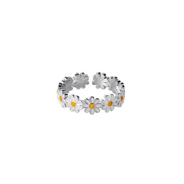 cluster rings aifenao small daisy flower sterling silver 925 fine jewelry for women adjustable finger ring female girl gift korean style, Golden;silver
cluster rings aifenao small daisy flower sterling silver 925 fine jewelry for women adjustable finger ring female girl gift korean style, Golden;silver