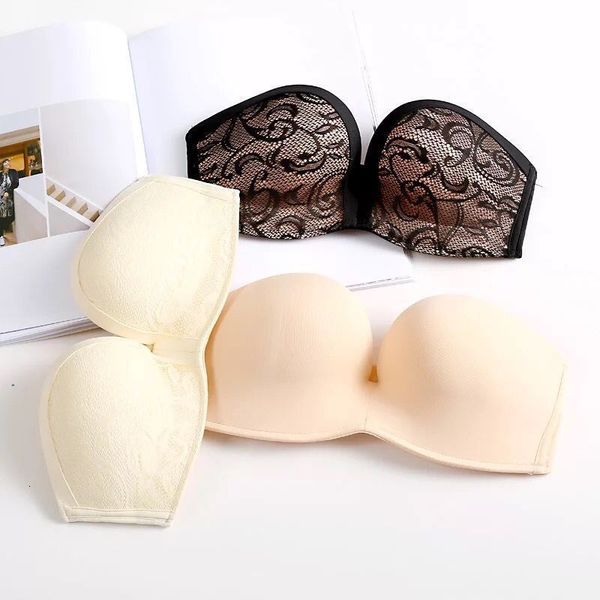 peace of miracle mind bra strapless super antiskid summer invisible gathered thin half cup traceless wedding underwear, Red;black
peace of miracle mind bra strapless super antiskid summer invisible gathered thin half cup traceless wedding underwear, Red;black