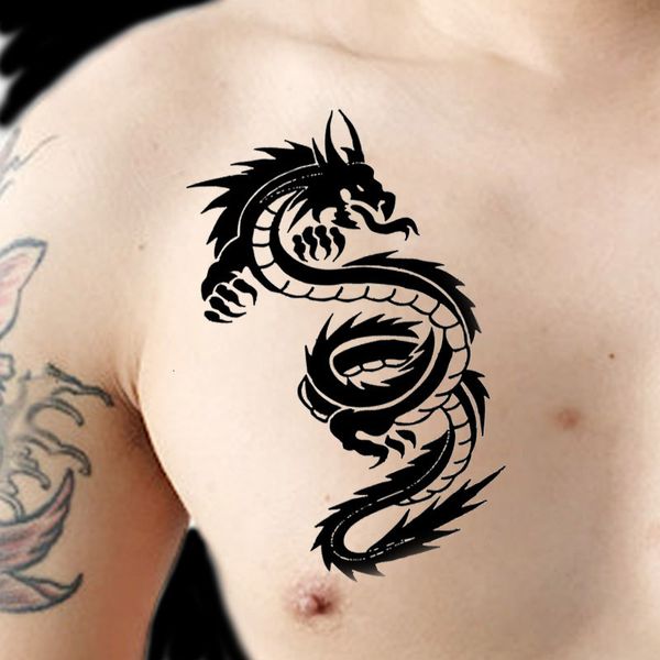 half arm male and fe personality tattoo domineering dragon
half arm male and fe personality tattoo domineering dragon