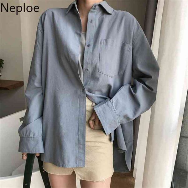 loose crazy style bf shirt turn down collar long sleeve single breast blouse solid pocket ol korean blusas 49226 210422, White
loose crazy style bf shirt turn down collar long sleeve single breast blouse solid pocket ol korean blusas 49226 210422, White