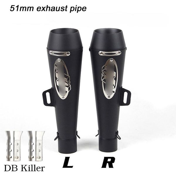 motorcycle exhaust system moto-modified muffler pipe for 51mm right and left side db killer
motorcycle exhaust system moto-modified muffler pipe for 51mm right and left side db killer