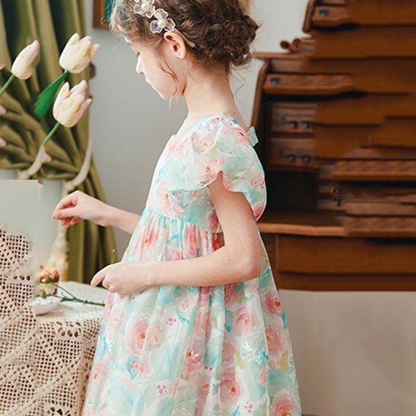 girl's dresses girls dress summer puff sleeve children elegant birthday party prom toddlers printing tutu princess, Red;yellow
girl's dresses girls dress summer puff sleeve children elegant birthday party prom toddlers printing tutu princess, Red;yellow