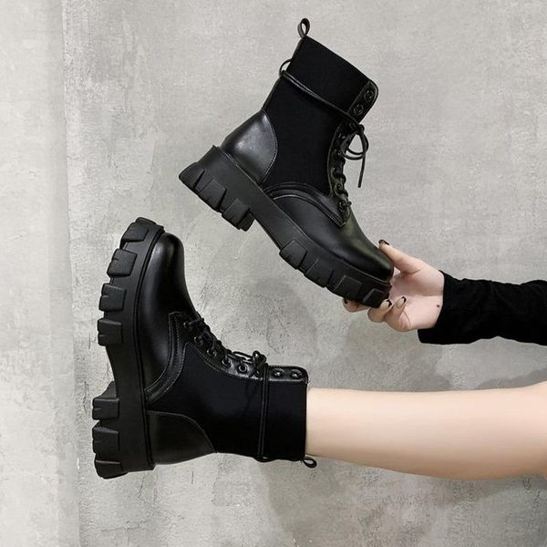 boots women ankle ladies shoes autumn woman female patent footwear lace up motorcycle thick bottom fashion, Black
boots women ankle ladies shoes autumn woman female patent footwear lace up motorcycle thick bottom fashion, Black