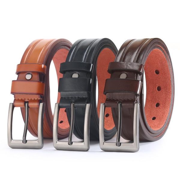 belts fashion casual men's belt strap luxury designer alloy pin buckle jeans cowboy vintage, Black;brown
belts fashion casual men's belt strap luxury designer alloy pin buckle jeans cowboy vintage, Black;brown