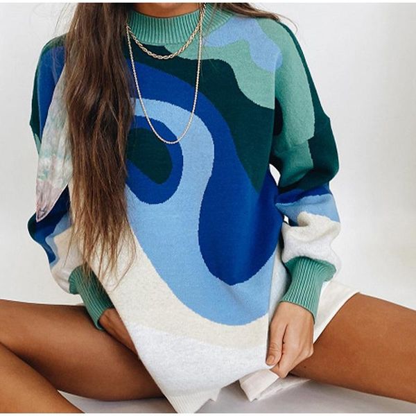 women's sweaters 2021 preppy style knit women pullover sweater spring autumn design printed soft loose lady long sleeve, White;black
women's sweaters 2021 preppy style knit women pullover sweater spring autumn design printed soft loose lady long sleeve, White;black