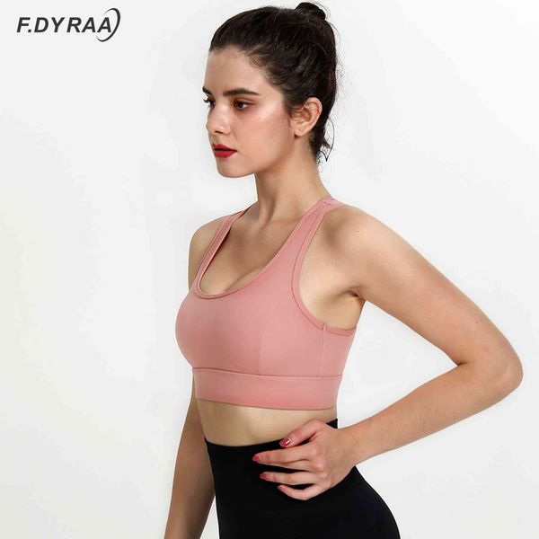 f.dyraa sports bra high impact support woman push-up beautiful back yoga padded crop workout gym running underwear, Gray
f.dyraa sports bra high impact support woman push-up beautiful back yoga padded crop workout gym running underwear, Gray