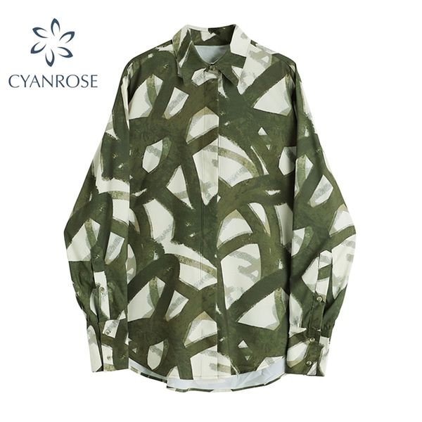 summer green pattern print blouse women casual turn-down collar single breasted shirts stylish beach long sleeve blusas 210515, White
summer green pattern print blouse women casual turn-down collar single breasted shirts stylish beach long sleeve blusas 210515, White