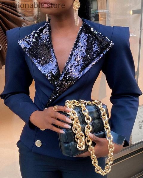 women's suits & blazers sequined design turndown collar long sleeve buttoned slim fit blazer coat, White;black
women's suits & blazers sequined design turndown collar long sleeve buttoned slim fit blazer coat, White;black