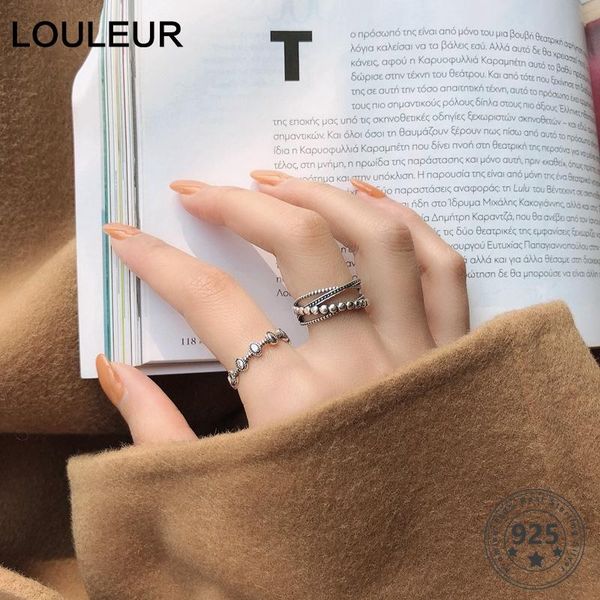 cluster rings louleur multi-layer 925 sterling silver dot trendy korean style minimalist for woman fashion luxury jewelry gifts, Golden;silver
cluster rings louleur multi-layer 925 sterling silver dot trendy korean style minimalist for woman fashion luxury jewelry gifts, Golden;silver