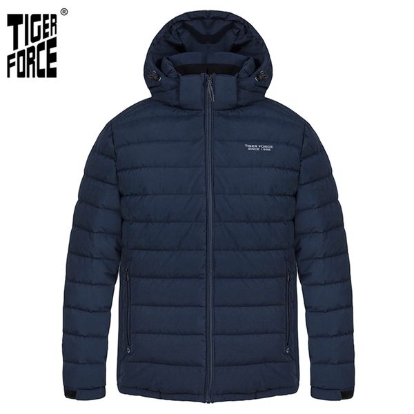 tiger force men's winter jacket medium-long hooded jackets thick dark blue sports casual outdoor parka man coat 70769 211129, Black
tiger force men's winter jacket medium-long hooded jackets thick dark blue sports casual outdoor parka man coat 70769 211129, Black