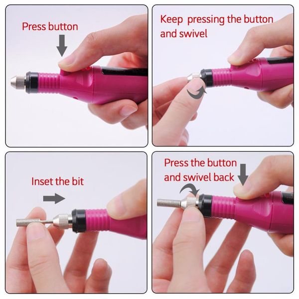nail drill & accessories 1 set 6 bits electric mill cutter machine for manicure tips pedicure file
nail drill & accessories 1 set 6 bits electric mill cutter machine for manicure tips pedicure file