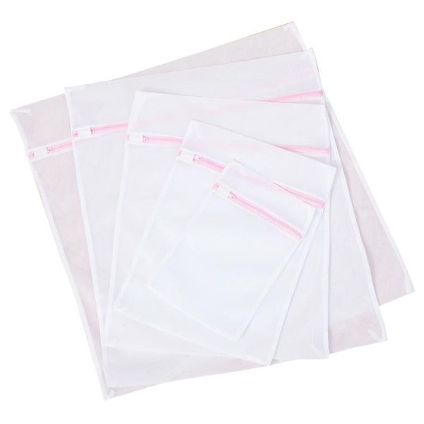 laundry bags 5pcs thickened bag set fine mesh washing garment delicates protection with zipper closure
laundry bags 5pcs thickened bag set fine mesh washing garment delicates protection with zipper closure