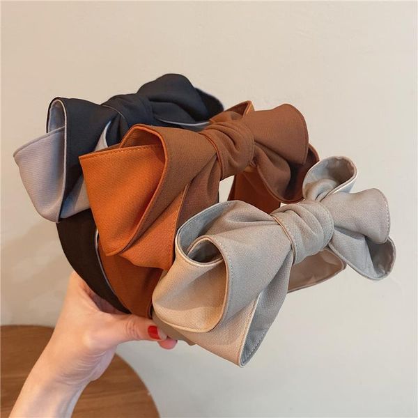 vintage headbands for girls multilayers pure color large bowknot hair bands fashion party leisure time hairs accessories, Black;brown
vintage headbands for girls multilayers pure color large bowknot hair bands fashion party leisure time hairs accessories, Black;brown