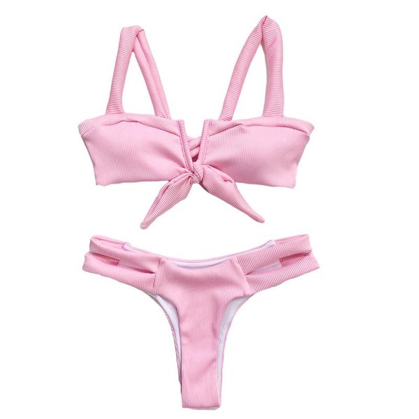 women's swimwear quanss 2021 solid v underwire thong bikini set women summer two-piece swimsuit beach wear female bathing suit, White;black
women's swimwear quanss 2021 solid v underwire thong bikini set women summer two-piece swimsuit beach wear female bathing suit, White;black