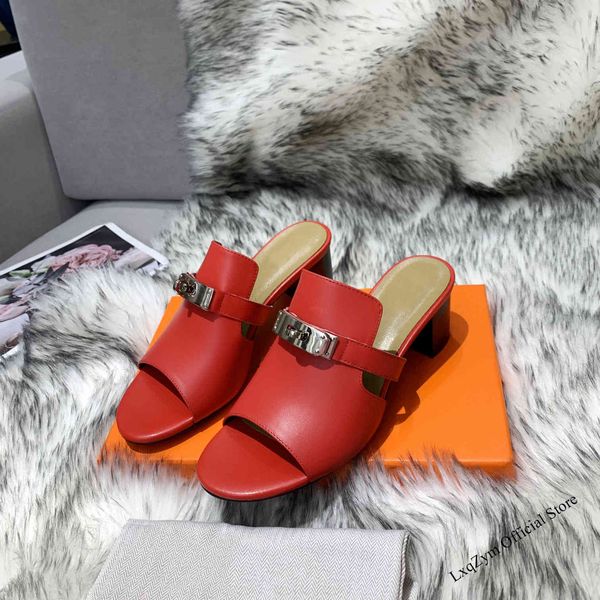 sandals real leather mid heels 5cm slippers band women slides square toe shoes ladies summer men fish mouth size 8dqw, Black
sandals real leather mid heels 5cm slippers band women slides square toe shoes ladies summer men fish mouth size 8dqw, Black