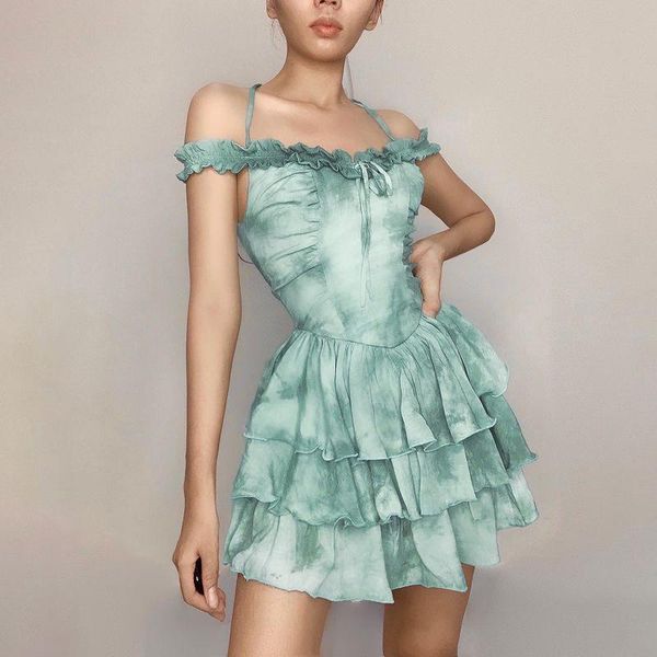 casual dresses women slash neck bodycon mini dress halter pleated vintage bubble princess 2021 summer fairy grunge y2k clothes, Black;gray
casual dresses women slash neck bodycon mini dress halter pleated vintage bubble princess 2021 summer fairy grunge y2k clothes, Black;gray
