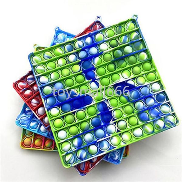 rainbow fidget toy 20*20cm large square finger push bubble children's educational board game big size rainbow colors
rainbow fidget toy 20*20cm large square finger push bubble children's educational board game big size rainbow colors