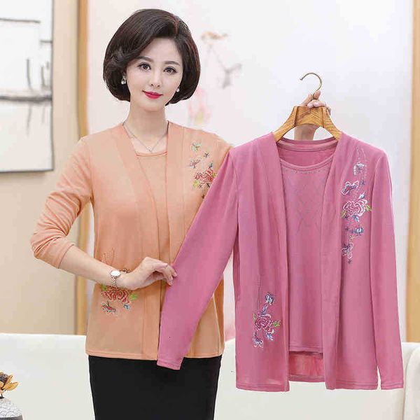 women's knits & tees autumn elegant long sleeve knitted sweater casual printing women two piece o-neck pullovers jumper a0hs, White
women's knits & tees autumn elegant long sleeve knitted sweater casual printing women two piece o-neck pullovers jumper a0hs, White