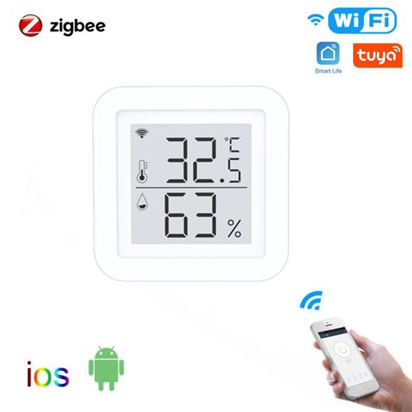 smart home control tuya zigbee wireless gateway with temperature and humidity sensor led screen life app remote
smart home control tuya zigbee wireless gateway with temperature and humidity sensor led screen life app remote