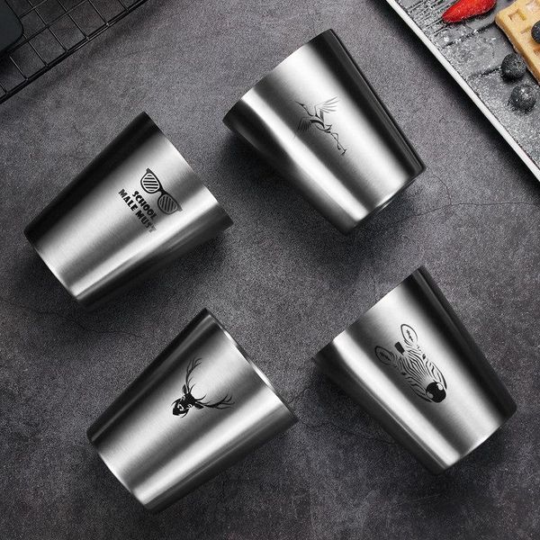 mugs anti-fall beer mug 304 stainless steel with double wall cup coffee kitchen drinkware milk insulation water custom logo
mugs anti-fall beer mug 304 stainless steel with double wall cup coffee kitchen drinkware milk insulation water custom logo