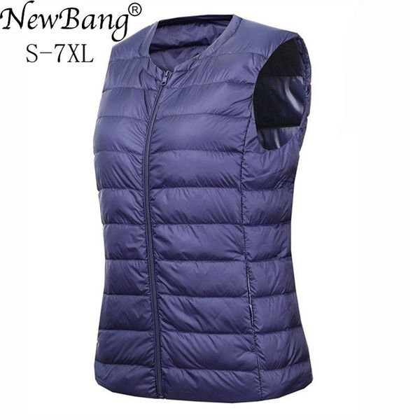 bang brand 6xl 7xl large size waistcoat women's warm vest ultra light down vest women portable sleeveless winter warm liner 211101, Black;white
bang brand 6xl 7xl large size waistcoat women's warm vest ultra light down vest women portable sleeveless winter warm liner 211101, Black;white