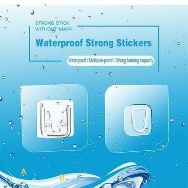 pcs double-sided adhesive wall hooks heavy-duty self-adhesive without punching transparent convenience storage holder & rails
pcs double-sided adhesive wall hooks heavy-duty self-adhesive without punching transparent convenience storage holder & rails