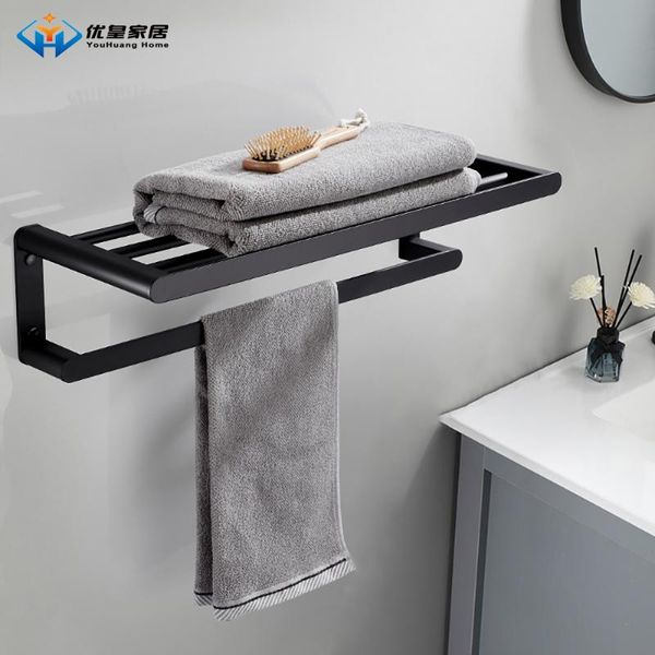 39-49cm towel rack wall-mounted space aluminum black storage bar bathroom accessories home shower room supplies racks
39-49cm towel rack wall-mounted space aluminum black storage bar bathroom accessories home shower room supplies racks