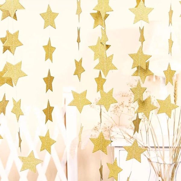 party decoration 4m gold silver blue star bunting banners paper garland streamers for birthday children room hanging decorations
party decoration 4m gold silver blue star bunting banners paper garland streamers for birthday children room hanging decorations