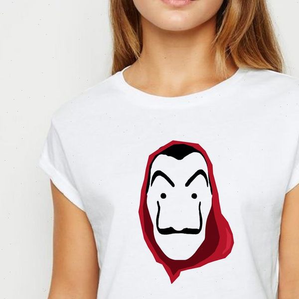 fashion womens la casa de papel ulzzang simple printing graphic spring summer t shirt harajuku young ladies round neck, White
fashion womens la casa de papel ulzzang simple printing graphic spring summer t shirt harajuku young ladies round neck, White