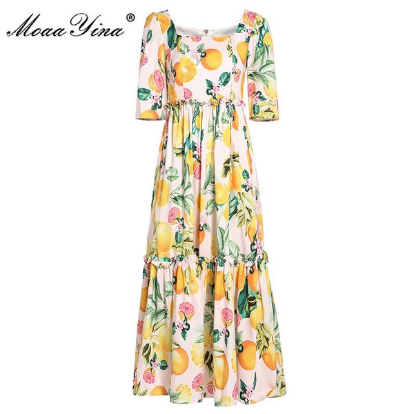 fashion designer dress summer women's dress square collar fruit print beach vacation dresses 210524, Black;gray
fashion designer dress summer women's dress square collar fruit print beach vacation dresses 210524, Black;gray