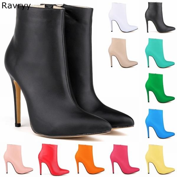 boots concise black leather short smooth surface woman ankle thin heel pointed toe booties autumn winter female shoes
boots concise black leather short smooth surface woman ankle thin heel pointed toe booties autumn winter female shoes
