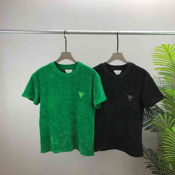 hip hop brand bv green checkerboard plaid short sleeve bottega t-shirt venet men's and women's towel loose flocking couple half bo, White;black
hip hop brand bv green checkerboard plaid short sleeve bottega t-shirt venet men's and women's towel loose flocking couple half bo, White;black