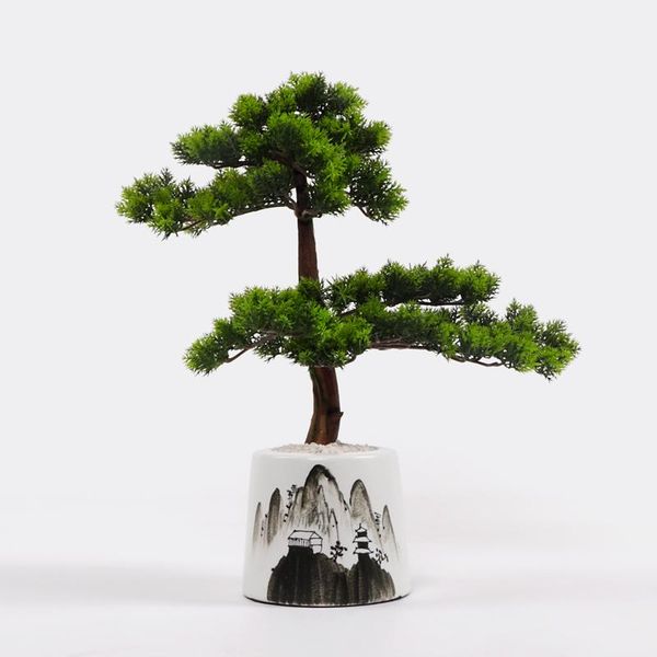 decorative flowers & wreaths chinese zen-like simulation welcoming pine bonsai model room living porch green plants decorati departm
decorative flowers & wreaths chinese zen-like simulation welcoming pine bonsai model room living porch green plants decorati departm