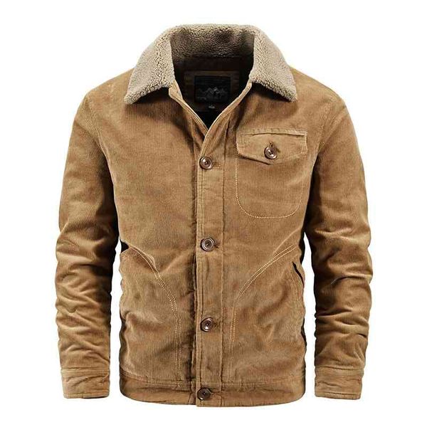 corduroy lapel plush thickened winter cashmere warm jacket casual men's wear, Black;brown
corduroy lapel plush thickened winter cashmere warm jacket casual men's wear, Black;brown