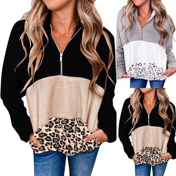 women's jackets ladies winter coats fashion leopard print splicing plush jacket loose sweatshirts outwear overcoats 2021 #4, Black;brown
women's jackets ladies winter coats fashion leopard print splicing plush jacket loose sweatshirts outwear overcoats 2021 #4, Black;brown