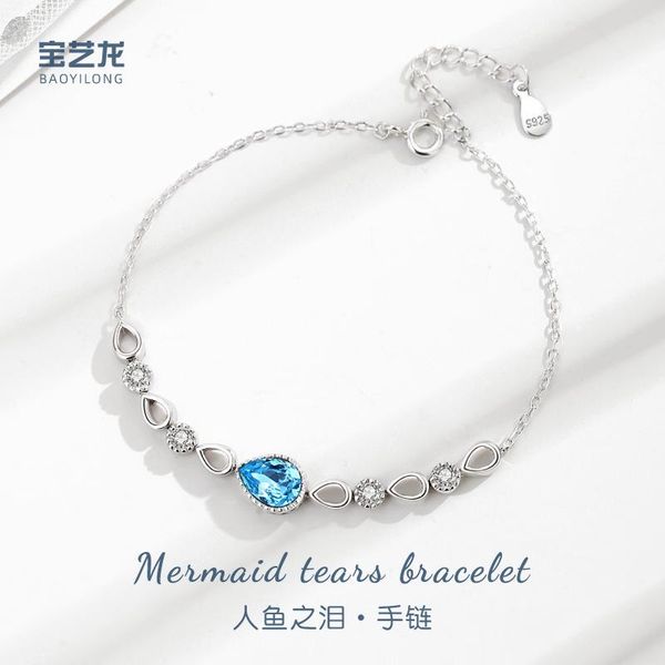 charm bracelets s925 sterling silver bracelet lady's tears of mermaid, Golden;silver
charm bracelets s925 sterling silver bracelet lady's tears of mermaid, Golden;silver