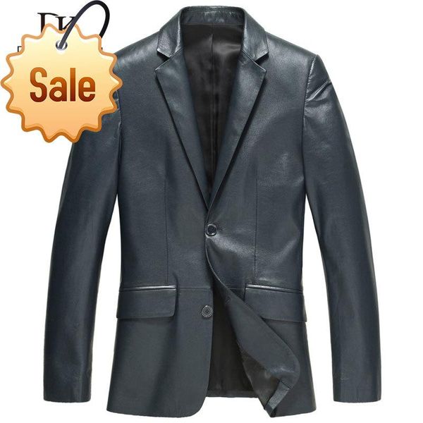 male leather jacket fashion suit clothing brand genuine sheepskin business black/blue 13j1310 men's & faux
male leather jacket fashion suit clothing brand genuine sheepskin business black/blue 13j1310 men's & faux