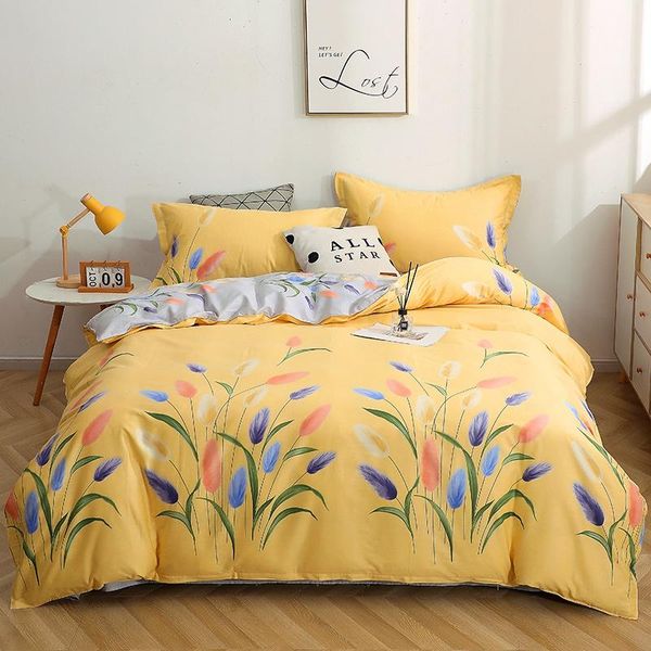 bedding sets lucky yellow print cotton embroidery set high density satin duvet cover bed linen pillowcase home textile king
bedding sets lucky yellow print cotton embroidery set high density satin duvet cover bed linen pillowcase home textile king