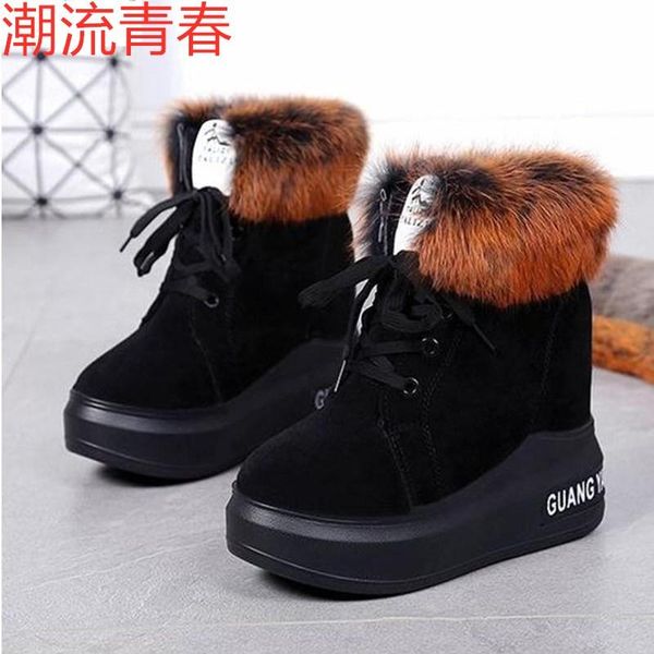 boots winter platform snow for women ankle warm plush booties women's chunky faux fur shoes high square heels 11cm wi, Black
boots winter platform snow for women ankle warm plush booties women's chunky faux fur shoes high square heels 11cm wi, Black
