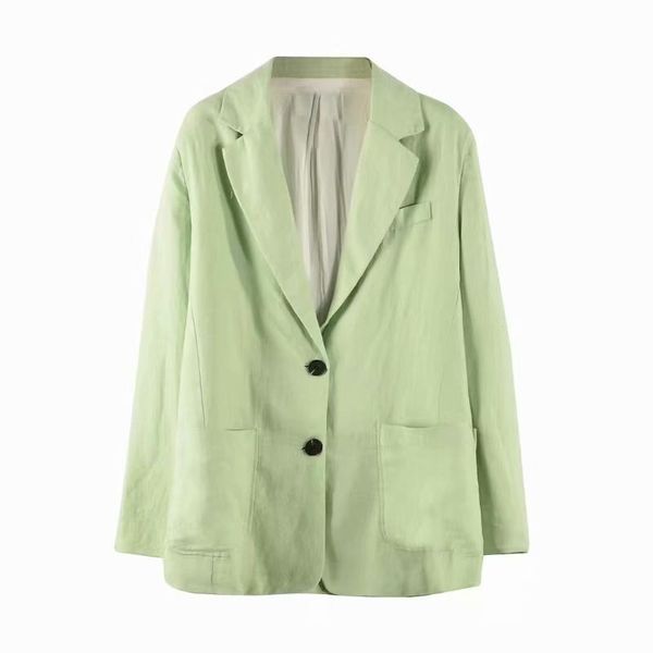 women's suits & blazers pinkou women stylish green linen blazer single breasted long sleeve jacket summer outwear thin coat ca50, White;black
women's suits & blazers pinkou women stylish green linen blazer single breasted long sleeve jacket summer outwear thin coat ca50, White;black