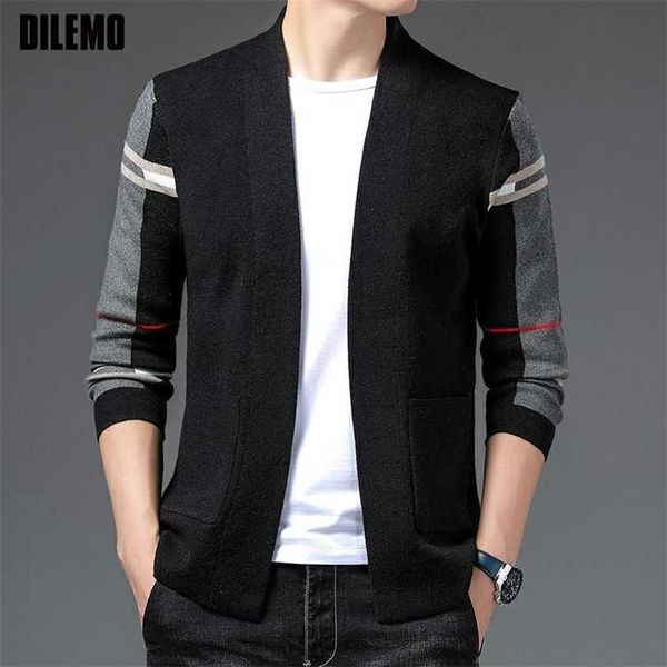 grade designer brand luxury fashion knit cardigans sweater men casual trendy coats jacket autum winter clothes 211214, Black;brown
grade designer brand luxury fashion knit cardigans sweater men casual trendy coats jacket autum winter clothes 211214, Black;brown