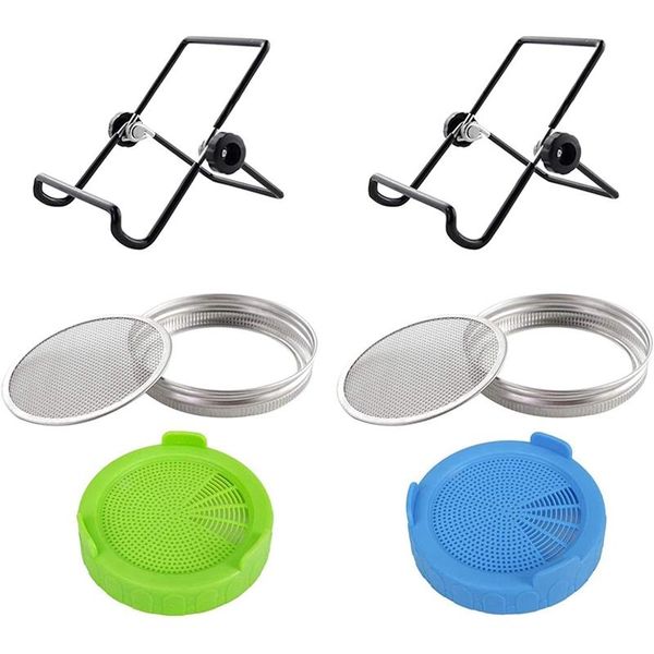 planters & pots stainless steel sprouting jar lid with stands and lids for wide mouth mason jars to make sprout 86mm
planters & pots stainless steel sprouting jar lid with stands and lids for wide mouth mason jars to make sprout 86mm