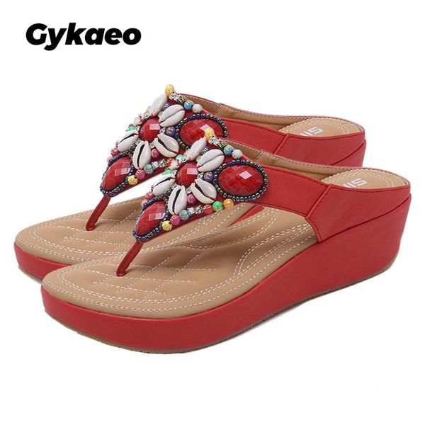 slippers gykaeo summer casual beach shoes for bohemia fashion string bead large size flat comfortable sandalias mujer, Black
slippers gykaeo summer casual beach shoes for bohemia fashion string bead large size flat comfortable sandalias mujer, Black