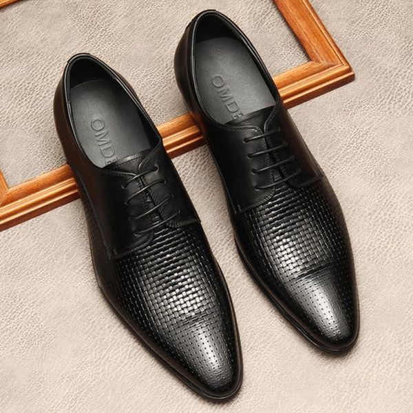 leather formal dress shoes for men wedding pointed toe lace up business genuine black khaki oxford party shoe
leather formal dress shoes for men wedding pointed toe lace up business genuine black khaki oxford party shoe