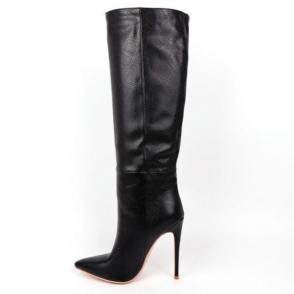 boots women shoes 12cm super high heel knee artificial pu pointed toe stiletto autumn winter ladies, Black
boots women shoes 12cm super high heel knee artificial pu pointed toe stiletto autumn winter ladies, Black