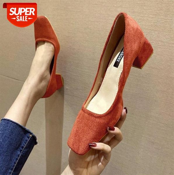 fashion single shoes women's square toe suede work professional shallow mouth pedal solid color #yj22, Black
fashion single shoes women's square toe suede work professional shallow mouth pedal solid color #yj22, Black
