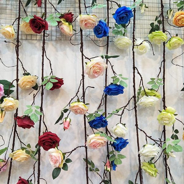 artificial rose flower vine window shopping decorative ceiling rattan wall decoration hanging flowers & wreaths
artificial rose flower vine window shopping decorative ceiling rattan wall decoration hanging flowers & wreaths